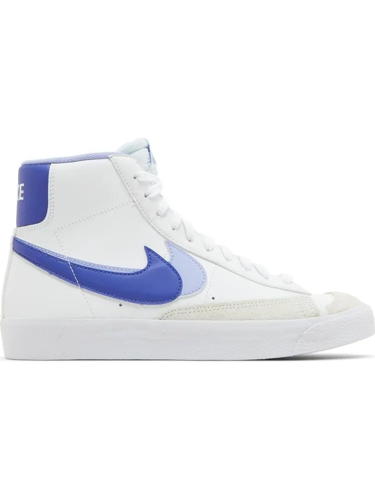 Кроссовки Nike Blazer Mid '77 SE GS 'Double Swoosh - Purple' — изображение 1 из 8, белый