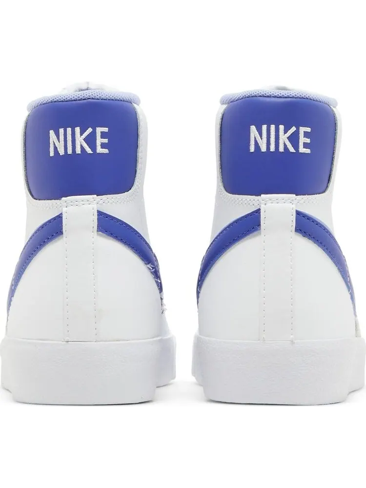 Кроссовки Nike Blazer Mid '77 SE GS 'Double Swoosh - Purple' — изображение 6 из 8, белый