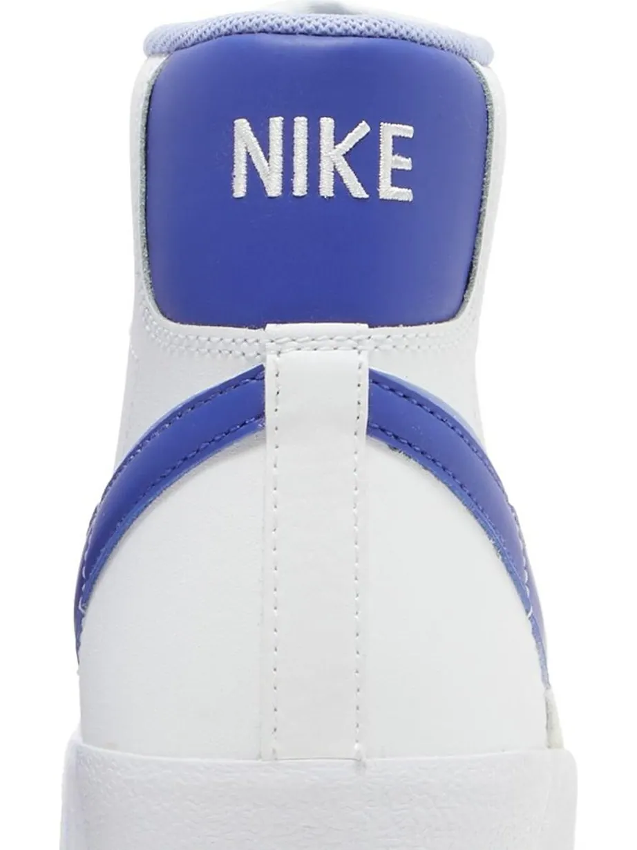 Кроссовки Nike Blazer Mid '77 SE GS 'Double Swoosh - Purple' — изображение 7 из 8, белый