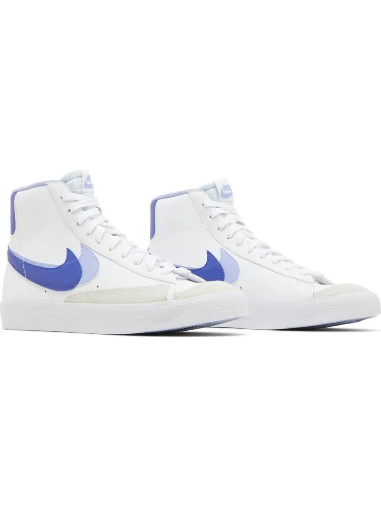 Кроссовки Nike Blazer Mid '77 SE GS 'Double Swoosh - Purple' — изображение 8 из 8, белый