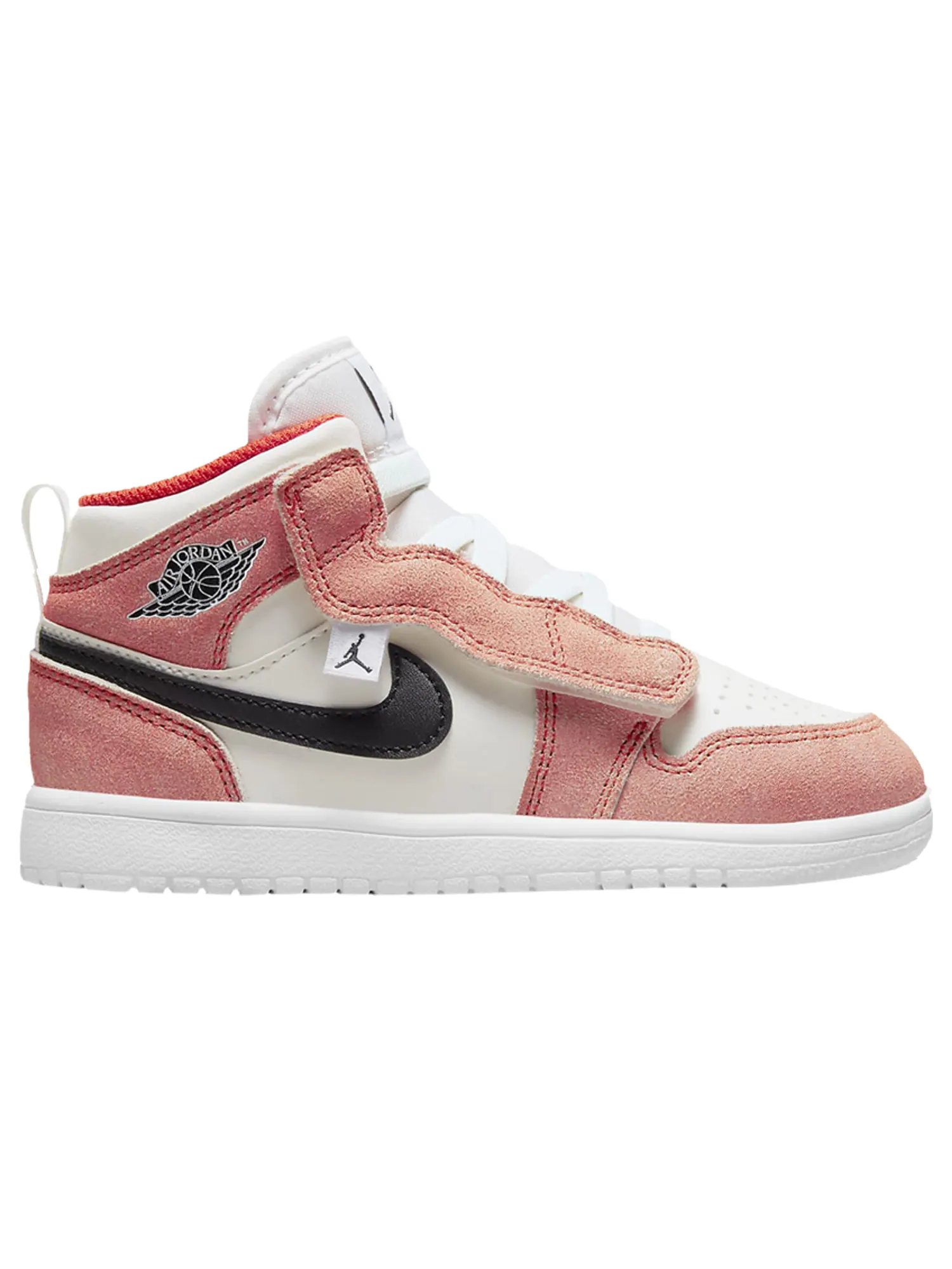 Кроссовки Air Jordan 1 Mid ALT SE PS 'Orange Suede' — изображение 1 из 1, оранжевый