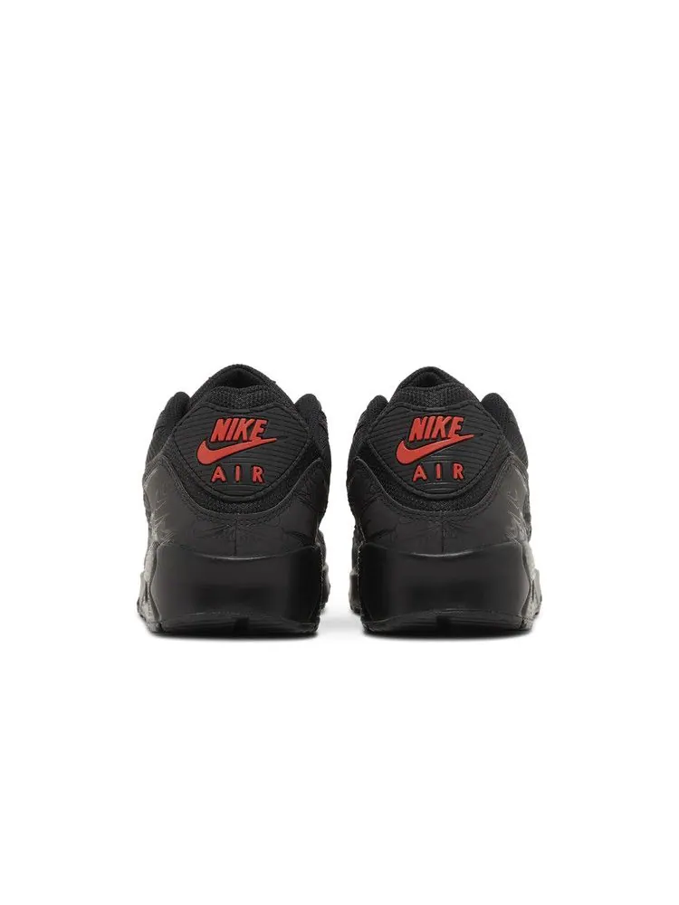 Кроссовки Nike Air Max 90 'Black Red Reflective' — изображение 7 из 9, черный