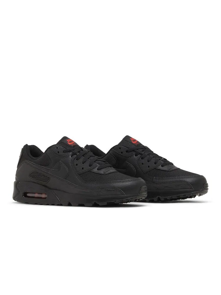 Кроссовки Nike Air Max 90 'Black Red Reflective' — изображение 9 из 9, черный