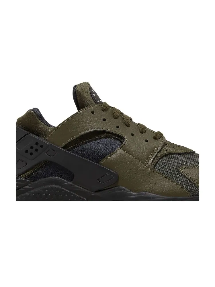 Кроссовки Air Huarache 'Cargo Khaki Black' — изображение 2 из 8, хаки черный