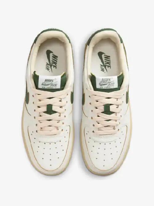 Кроссовки Nike Air Force 1 — изображение 3 из 6, белый зеленый
