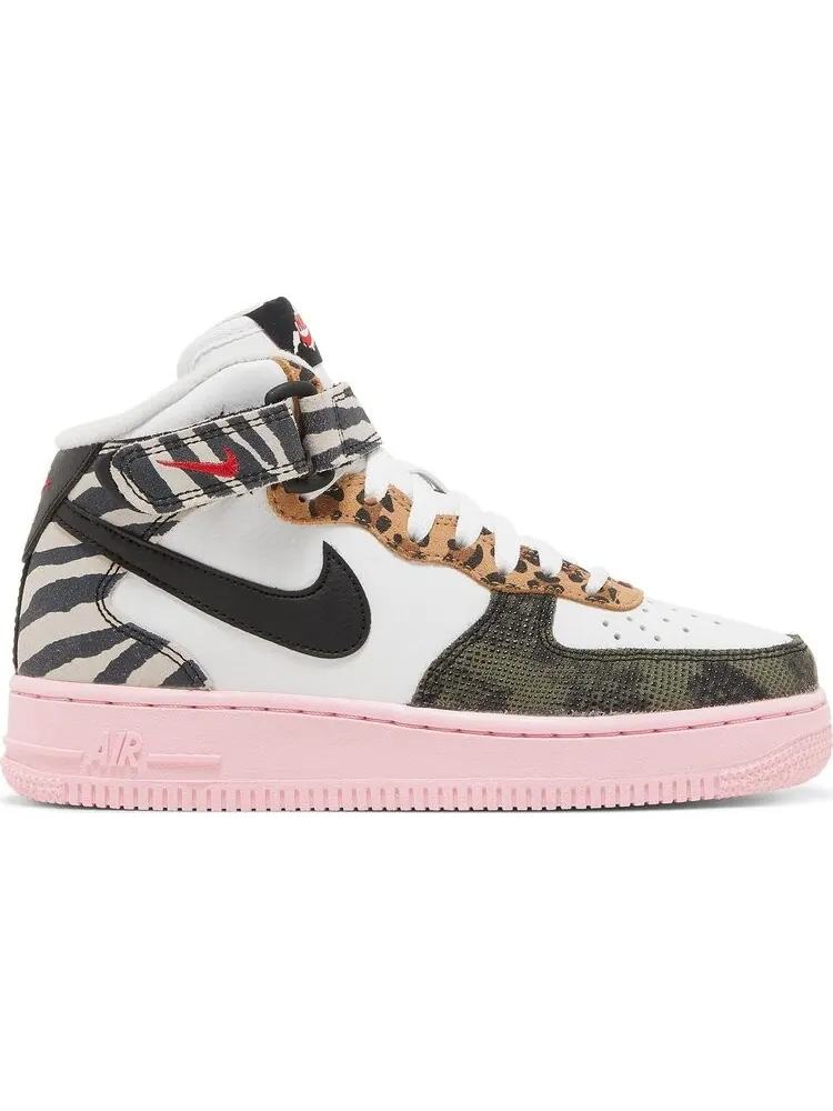 Кроссовки Nike Wmns Air Force 1 Mid 'Tunnel Walk' — изображение 1 из 8, мульти