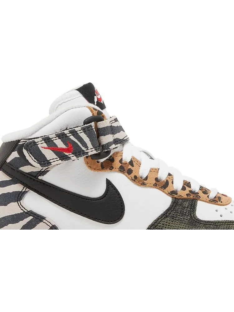 Кроссовки Nike Wmns Air Force 1 Mid 'Tunnel Walk' — изображение 2 из 8, мульти