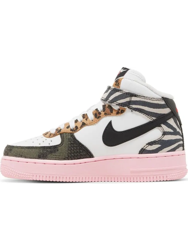 Кроссовки Nike Wmns Air Force 1 Mid 'Tunnel Walk' — изображение 3 из 8, мульти