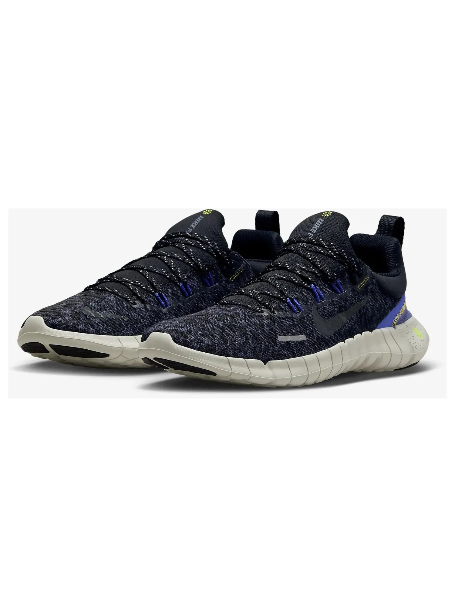 Кроссовки Nike Free Run 5.0 Next Nature — изображение 2 из 8, черный/синий