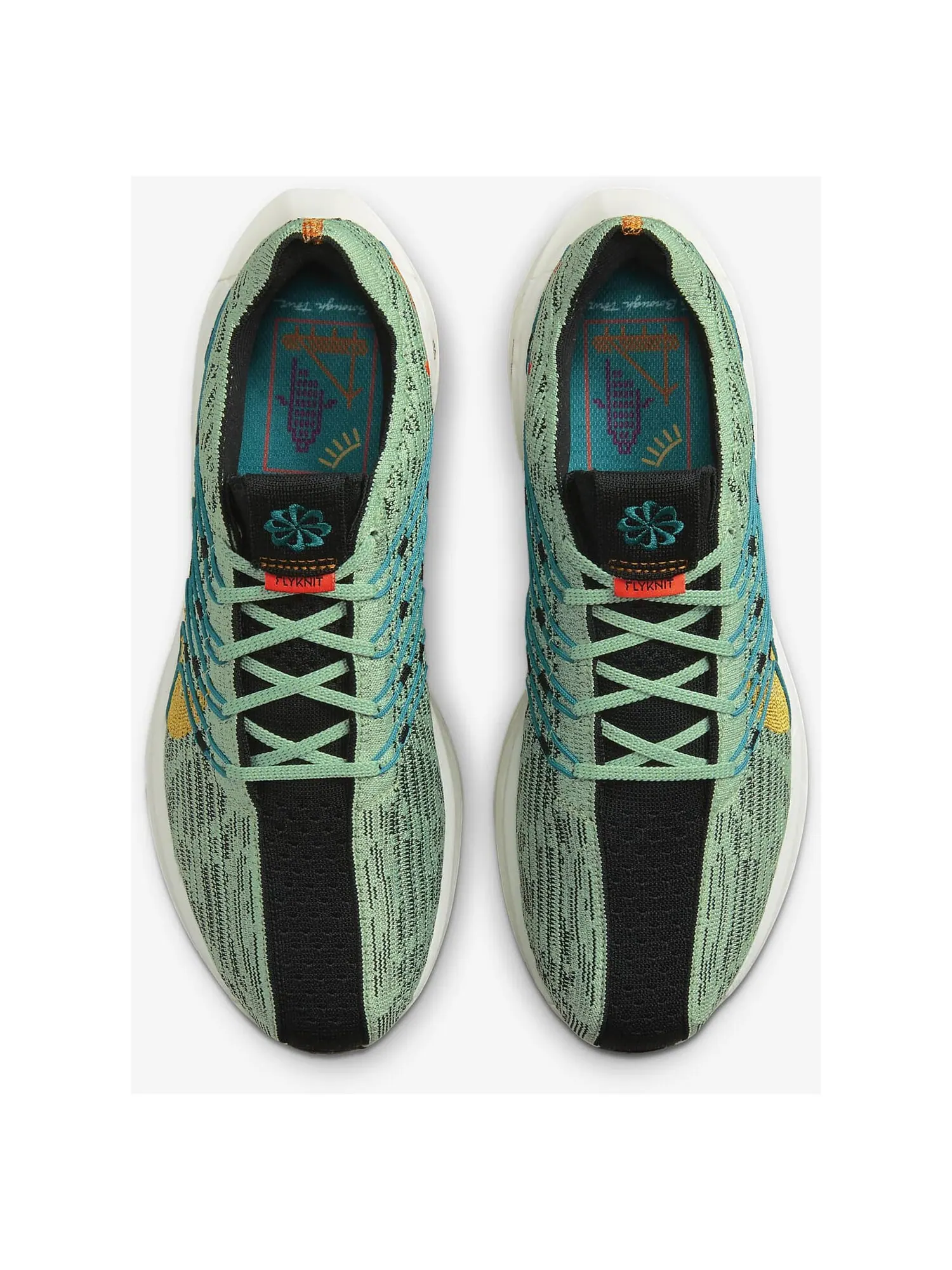 Кроссовки Nike Pegasus Turbo Next Nature — изображение 3 из 7, зеленый/черный