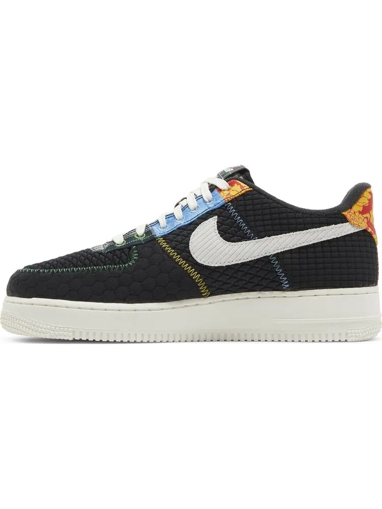 Кроссовки Nike Air Force 1 '07 LV8 'Multi-Material' — изображение 3 из 8, черный