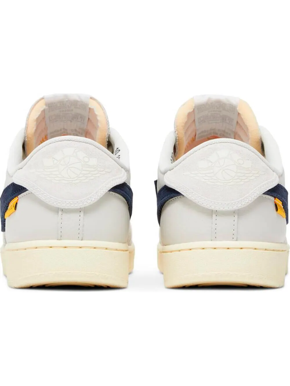 Кроссовки Union LA x Air Jordan 1 KO Low 'Sail Muslin' — изображение 4 из 5, бежевый