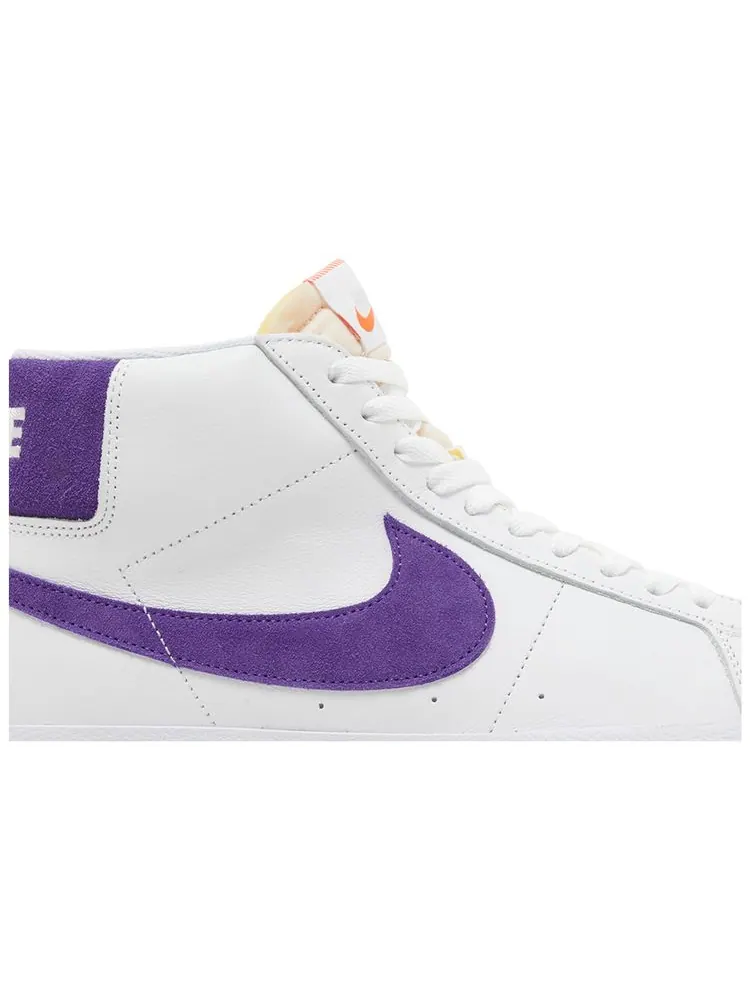 Кроссовки Nike Blazer Mid SB 'Court Purple' — изображение 2 из 8, белый