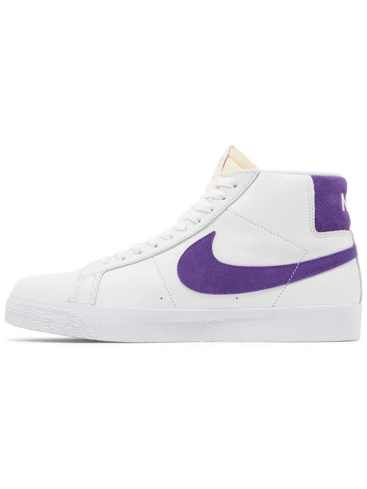 Кроссовки Nike Blazer Mid SB 'Court Purple' — изображение 3 из 8, белый