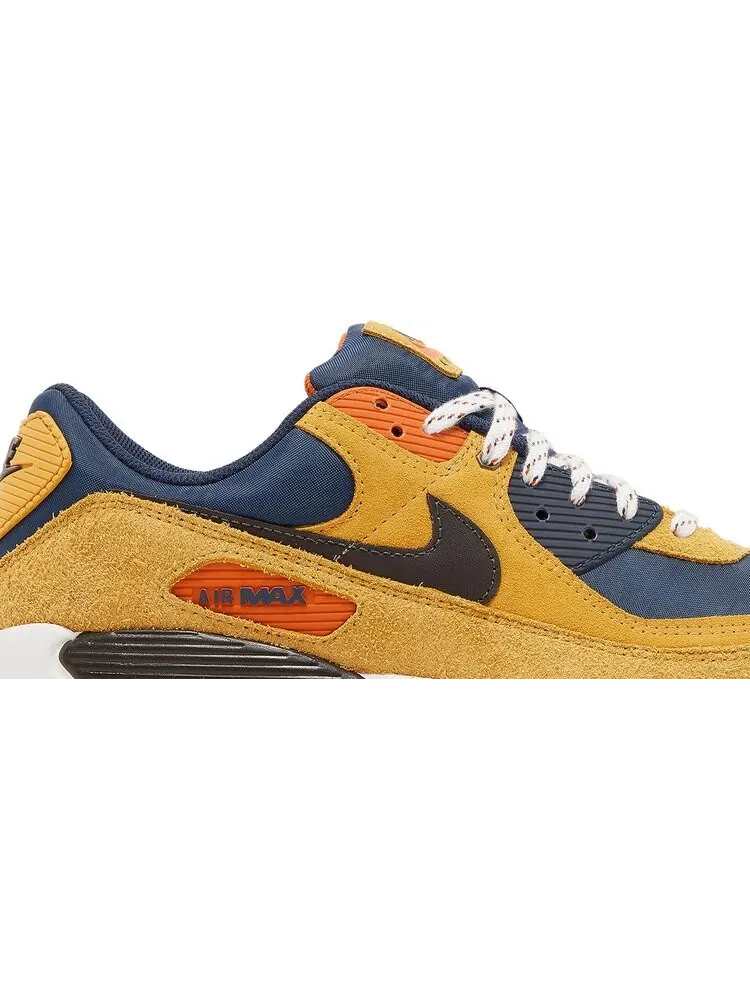 Кроссовки Nike Air Max 90 'Bucktan Team Navy' — изображение 2 из 8, загар