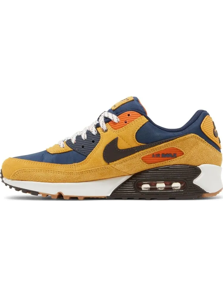 Кроссовки Nike Air Max 90 'Bucktan Team Navy' — изображение 3 из 8, загар