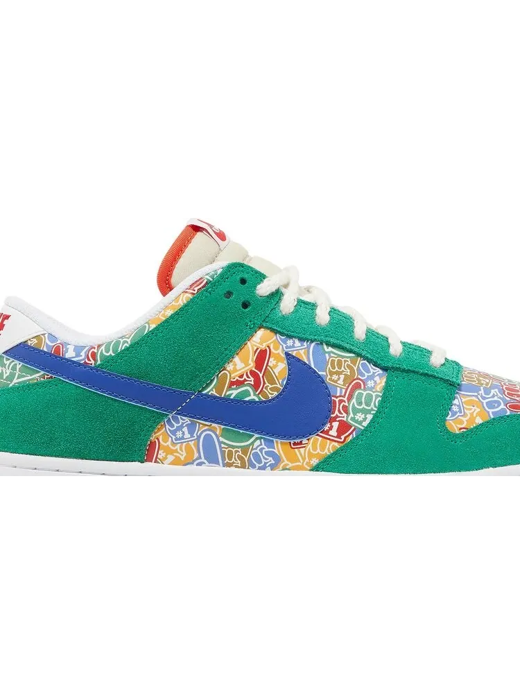 Кроссовки Nike Dunk Low 'Foam Finger' — изображение 2 из 8, зеленый