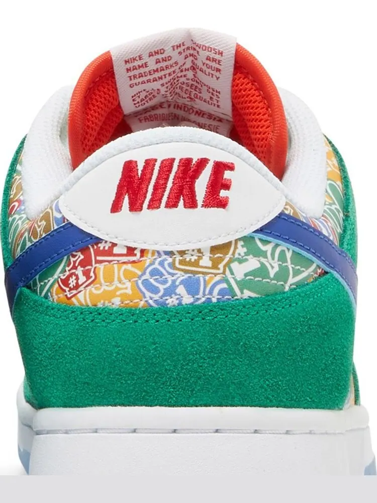 Кроссовки Nike Dunk Low 'Foam Finger' — изображение 7 из 8, зеленый