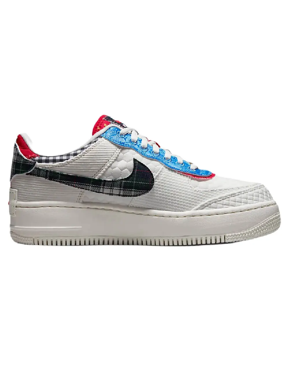 Кросcовки Nike Air Force 1 Shadow — изображение 4 из 8, белый-светлый синий