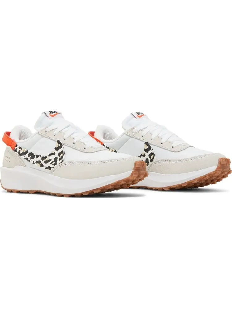 Кроссовки Nike Wmns Waffle Debut 'White Leopard' — изображение 8 из 8, белый