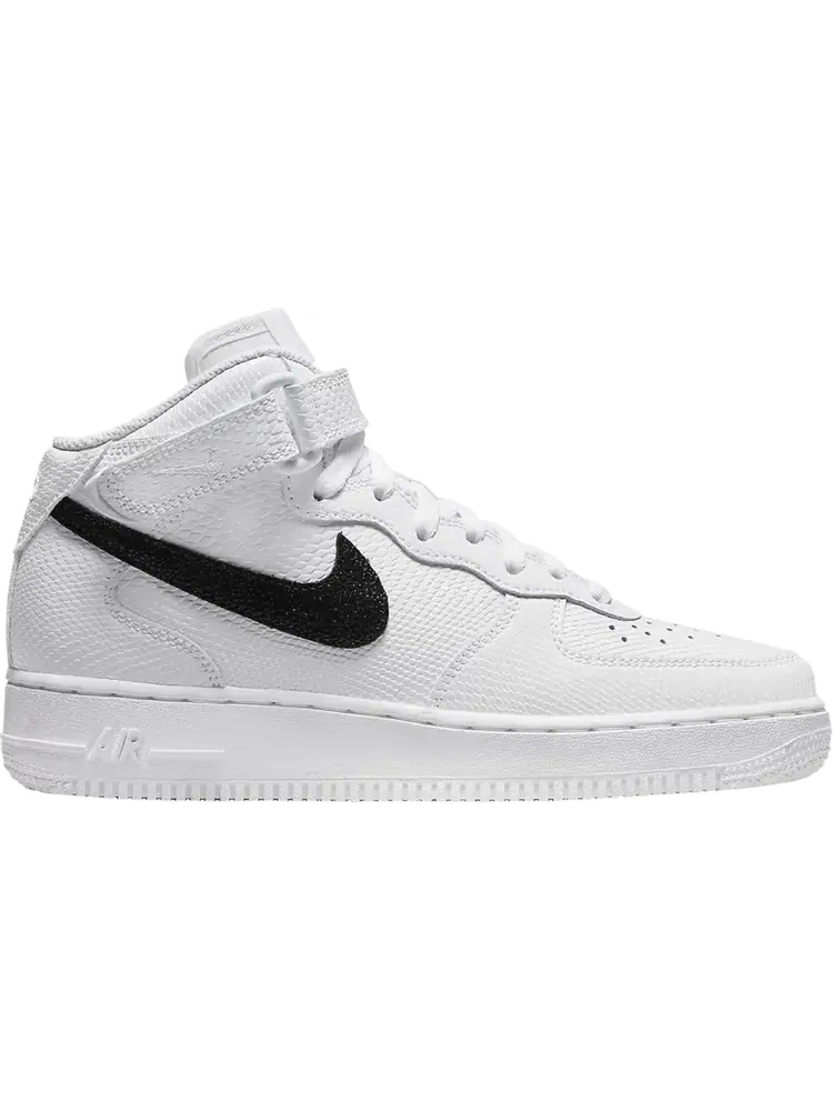 Кроссовки Nike Wmns Air Force 1 '07 Mid 'White Snakeskin' — изображение 1 из 1, белый
