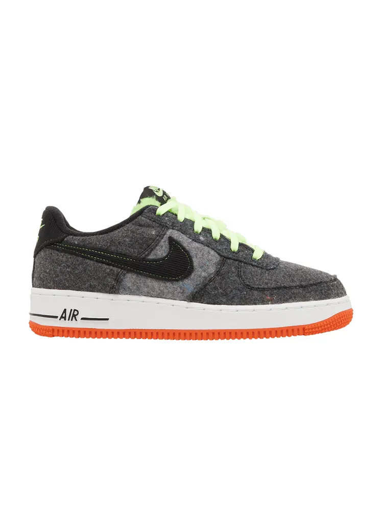 Кроссовки Nike Air Force 1 LV8 GS 'Halloween - Spooktacular' — изображение 1 из 9, черный/черный/зеленый
