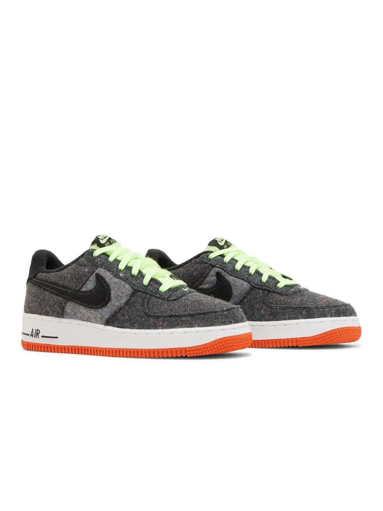 Кроссовки Nike Air Force 1 LV8 GS 'Halloween - Spooktacular' — изображение 9 из 9, черный/черный/зеленый
