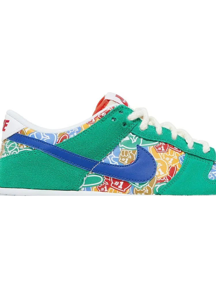 Кроссовки Nike Dunk Low GS 'Foam Finger' — изображение 2 из 8, зеленый
