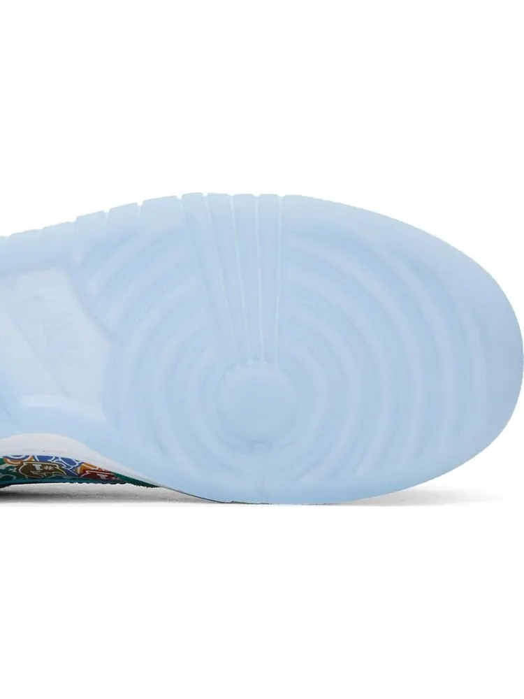 Кроссовки Nike Dunk Low GS 'Foam Finger' — изображение 5 из 8, зеленый