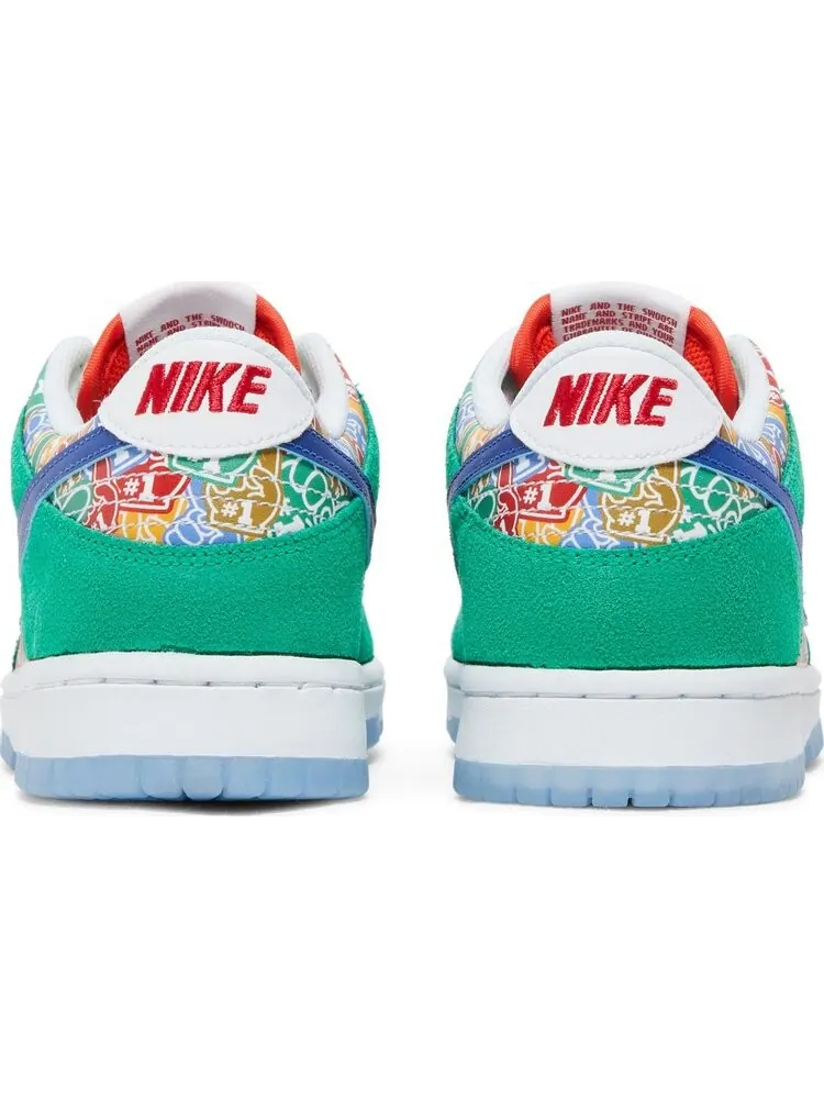 Кроссовки Nike Dunk Low GS 'Foam Finger' — изображение 6 из 8, зеленый