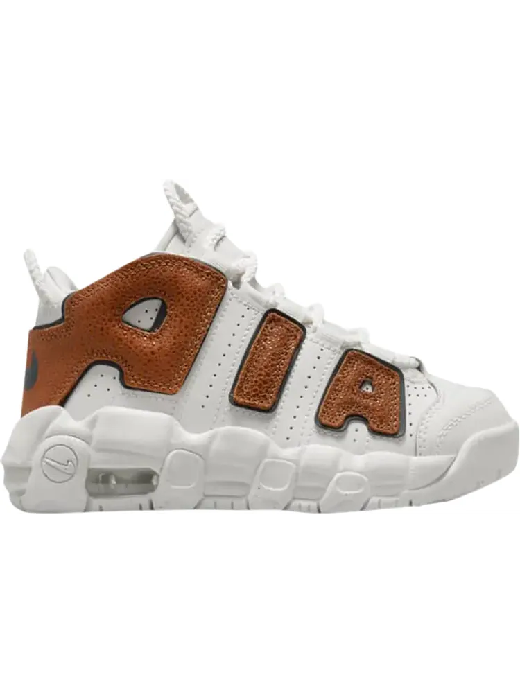 Кроссовки Nike Air More Uptempo PS 'Basketball Leather' — изображение 1 из 1, белый