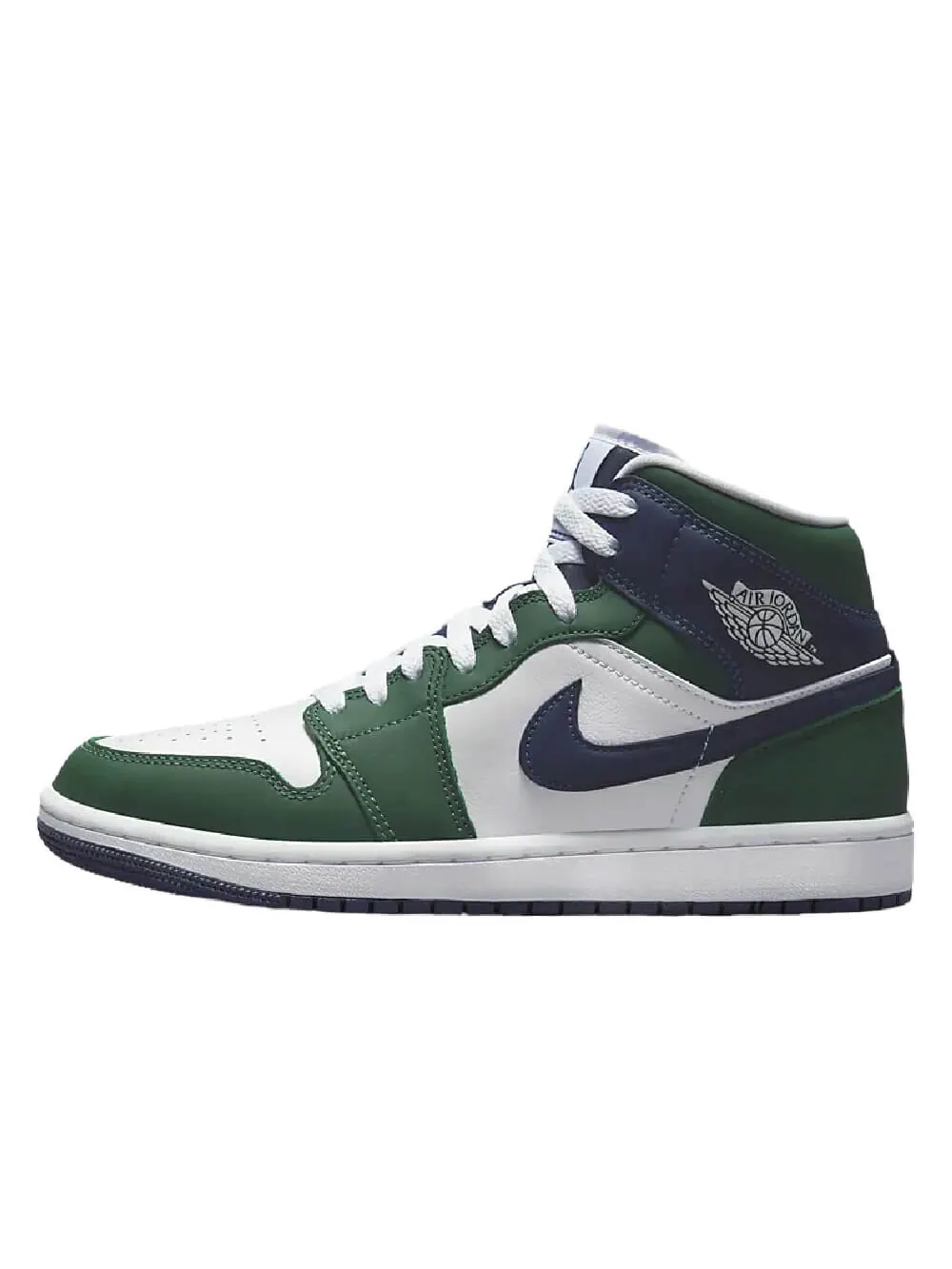 Кроссовки Nike Air Jordan 1 Mid SE — изображение 1 из 9, зеленый/белый/синий