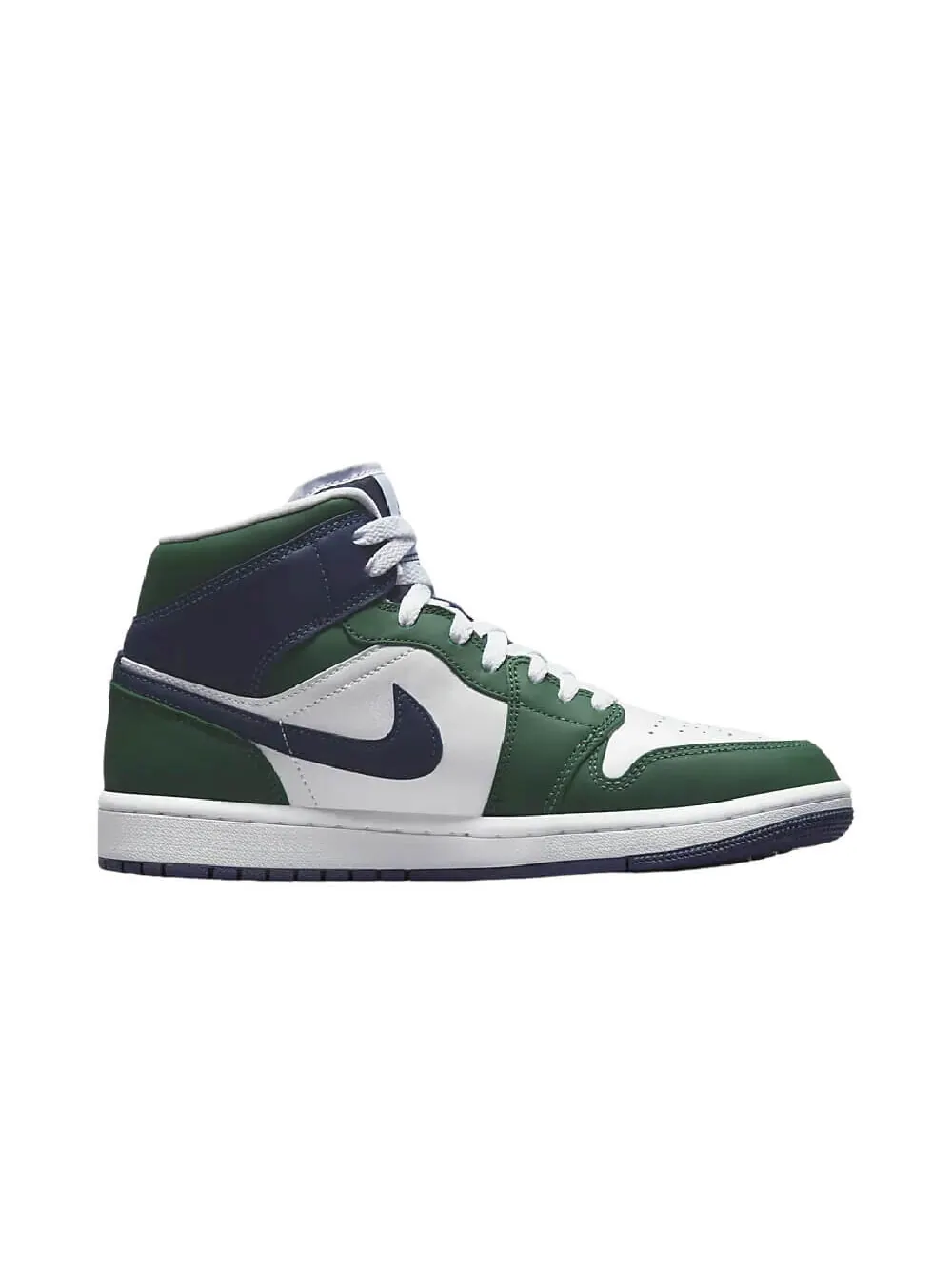 Кроссовки Nike Air Jordan 1 Mid SE — изображение 5 из 9, зеленый/белый/синий