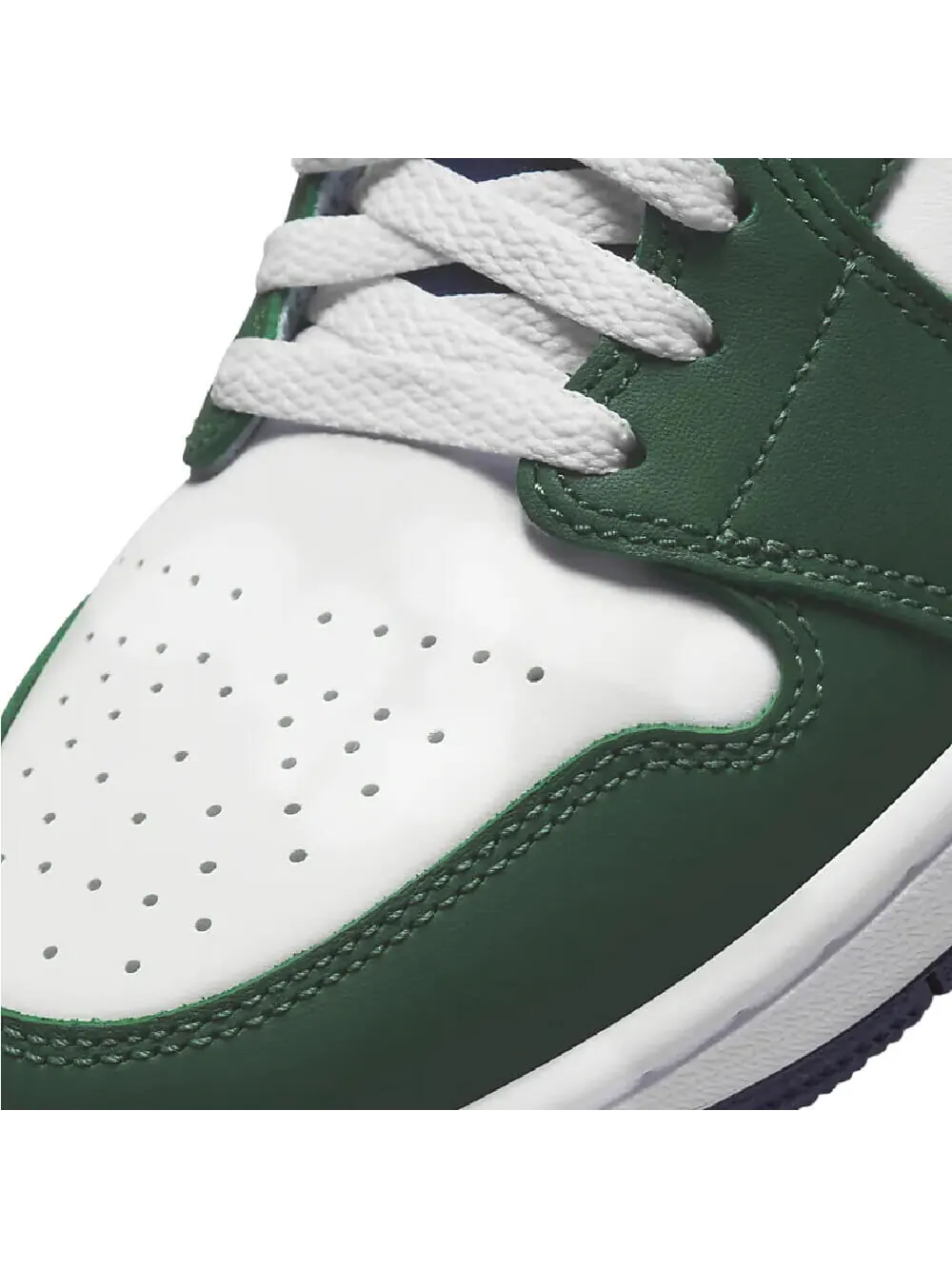 Кроссовки Nike Air Jordan 1 Mid SE — изображение 8 из 9, зеленый/белый/синий