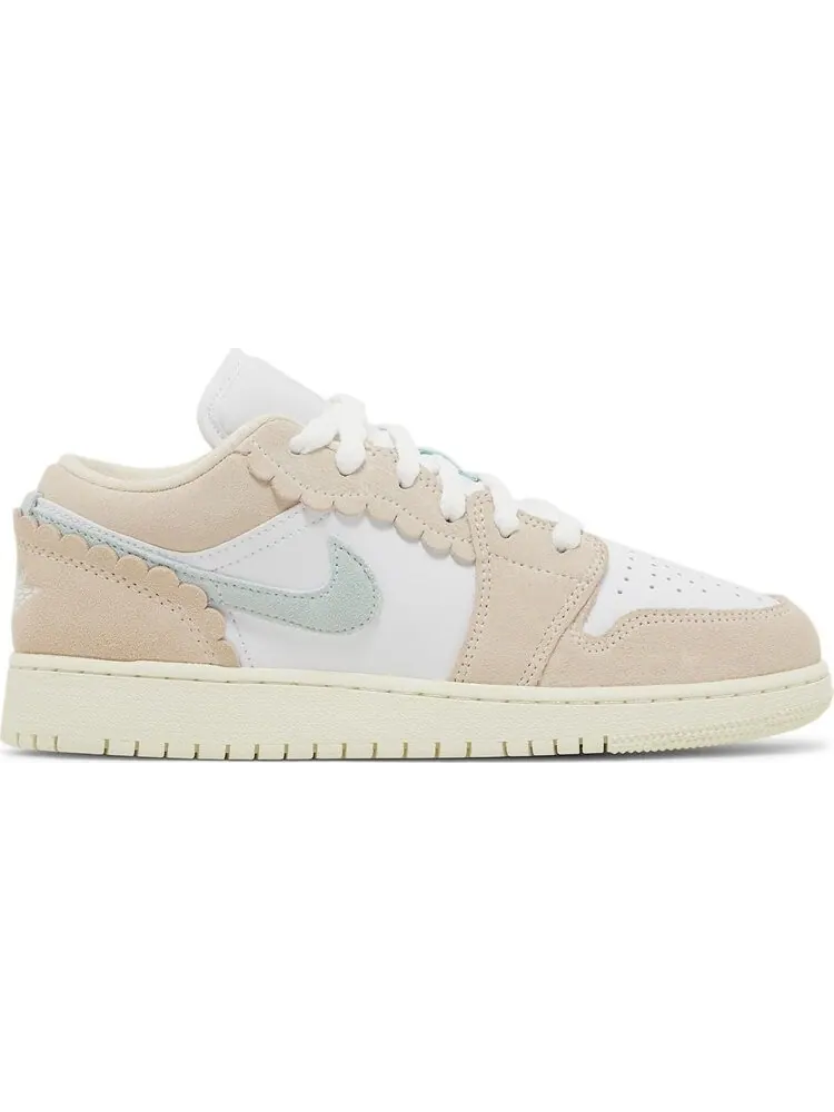Кроссовки Air Jordan 1 Low SE GS 'Scalloped Edge' — изображение 1 из 4, розовый
