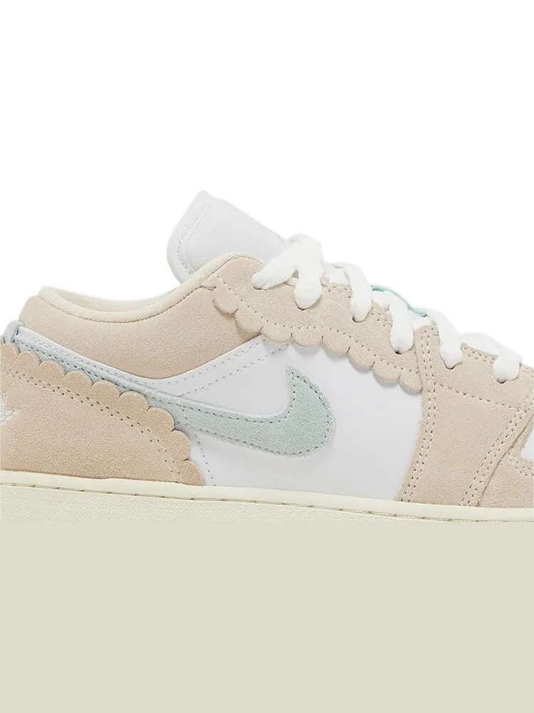 Кроссовки Air Jordan 1 Low SE GS 'Scalloped Edge' — изображение 2 из 4, розовый