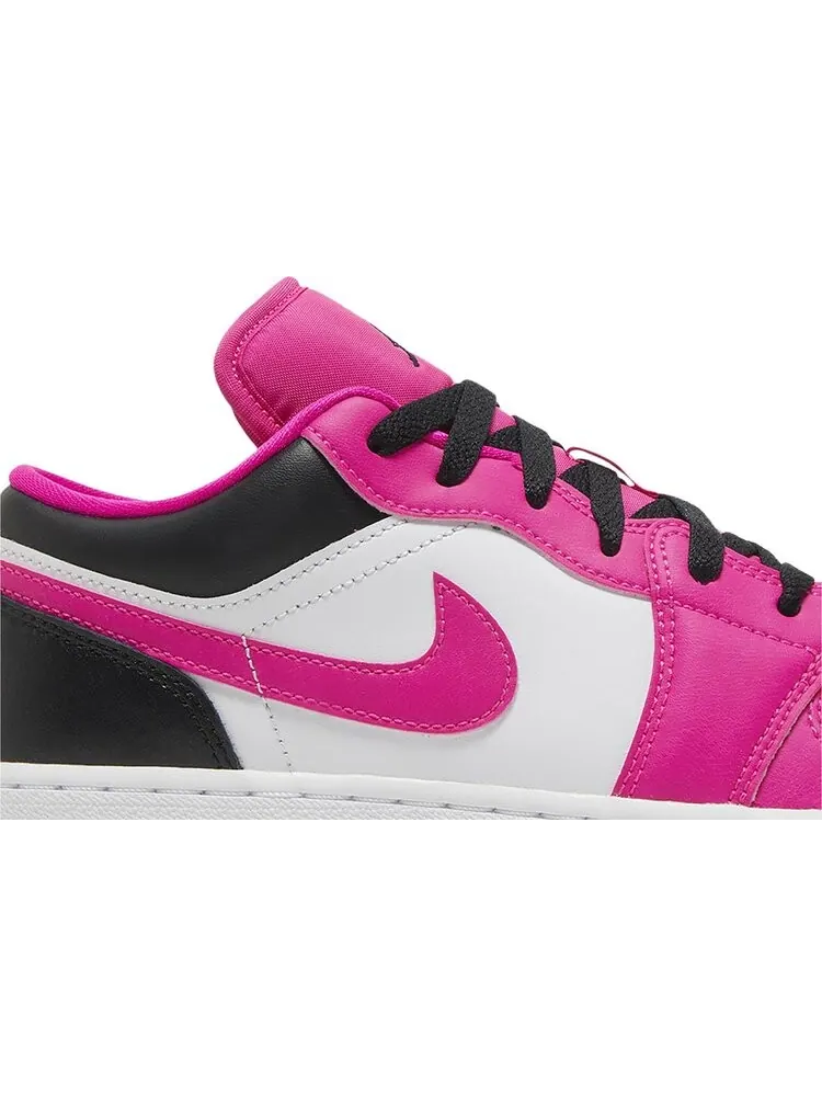 Кроссовки Air Jordan 1 Low GS 'Fierce Pink' — изображение 2 из 4, розовый