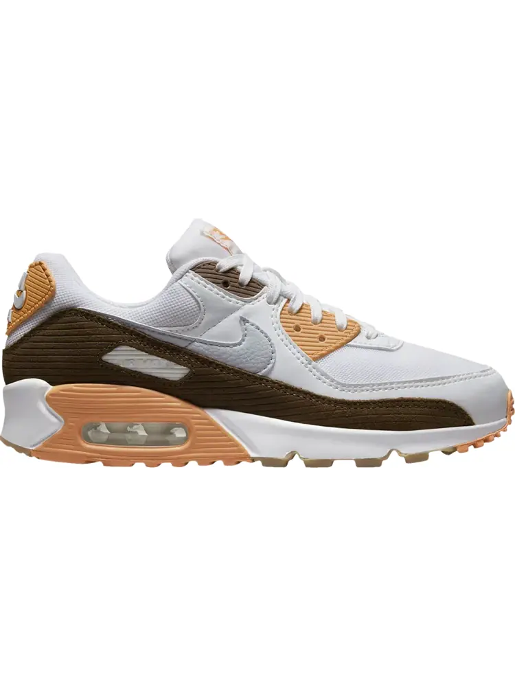 Кроссовки Wmns Air Max 90 SE 'Brown Corduroy' — изображение 1 из 1, белый