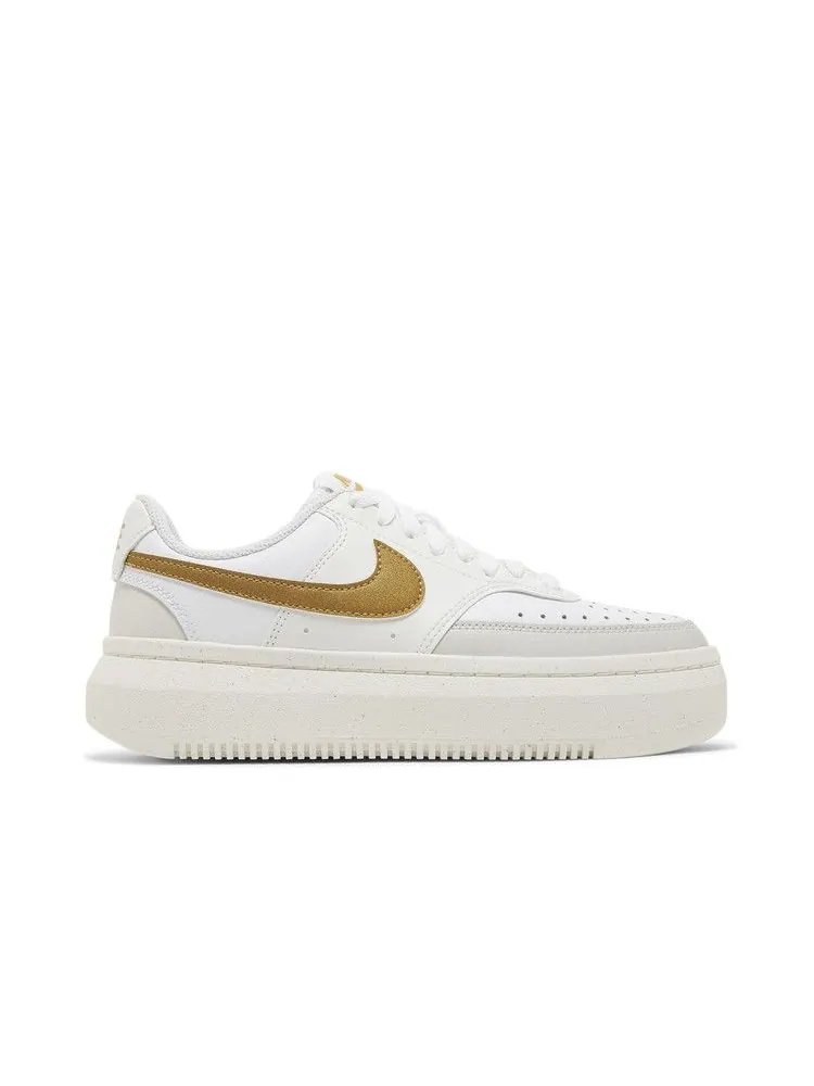 Кроссовки Nike Wmns Court Vision Alta 'Sail Metallic Gold' — изображение 2 из 9
