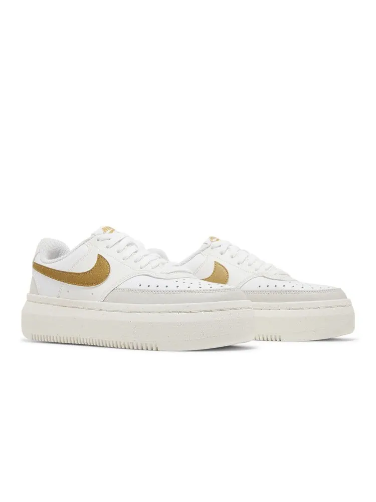 Кроссовки Nike Wmns Court Vision Alta 'Sail Metallic Gold' — изображение 9 из 9