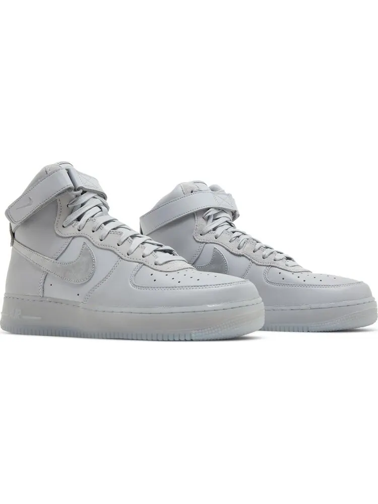 Кроссовки Nike Air Force 1 High 'Wolf Grey Metallic Silver' — изображение 8 из 8, серый