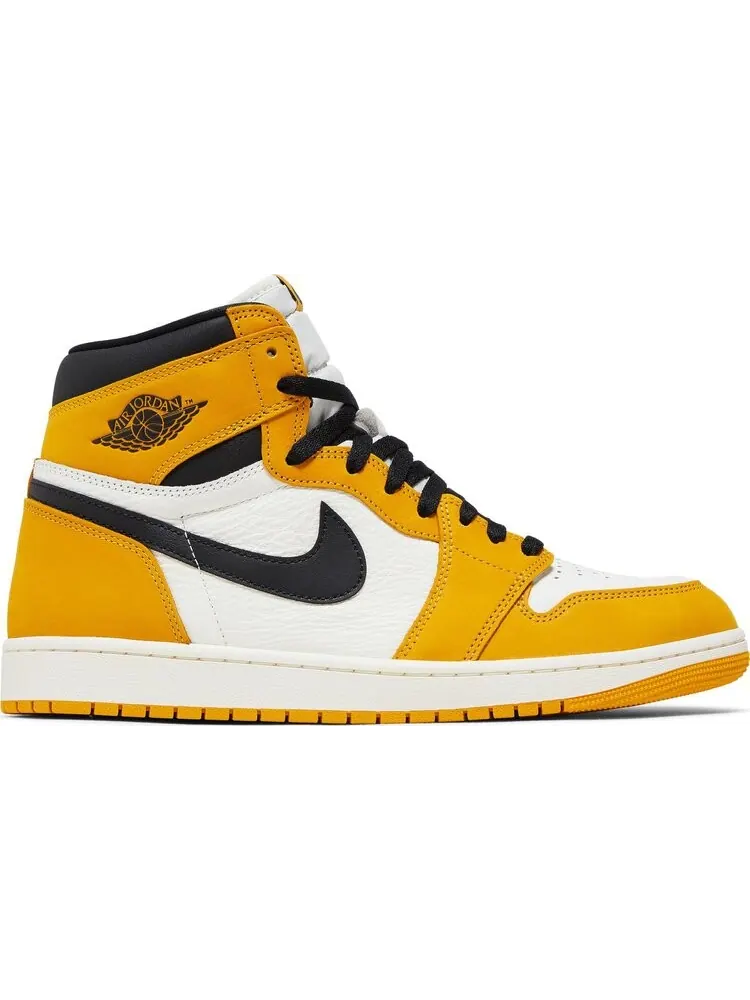 Кроссовки Air Jordan 1 Retro High OG 'Yellow Ochre' — изображение 1 из 4, желтый