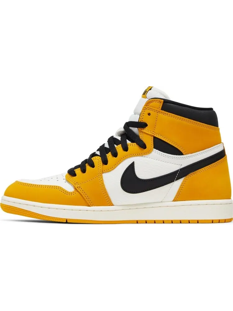 Кроссовки Air Jordan 1 Retro High OG 'Yellow Ochre' — изображение 3 из 4, желтый