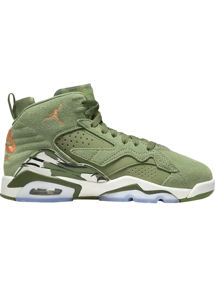 Кроссовки Jordan MVP GS 'Sky J Light Olive' — изображение 1 из 1, зеленый