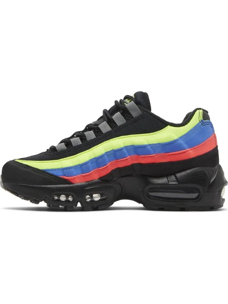 Кроссовки Nike Air Max 95 GS 'Black Neon' — изображение 3 из 8, черный