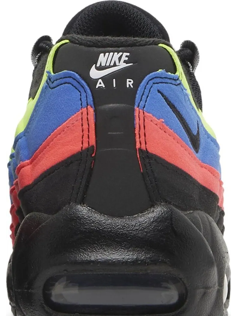 Кроссовки Nike Air Max 95 GS 'Black Neon' — изображение 7 из 8, черный