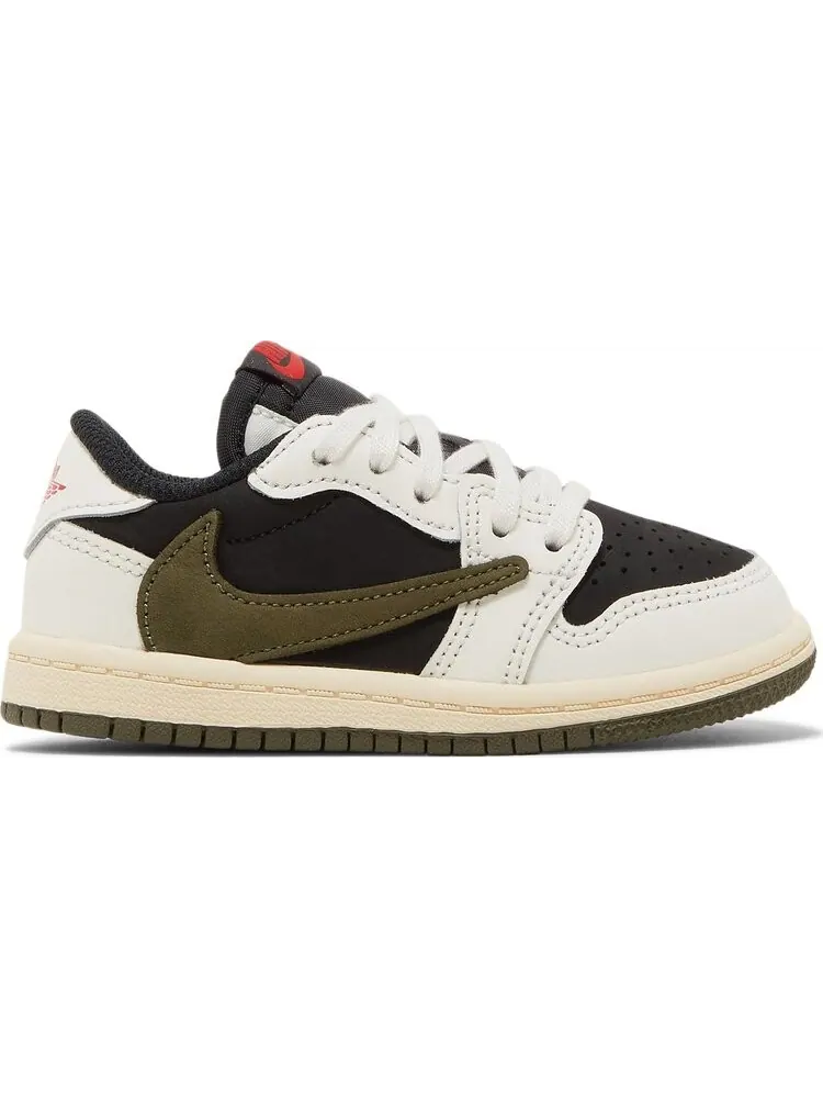 Кроссовки Travis Scott x Air Jordan 1 Low OG TD Olive — изображение 1 из 8, зеленый