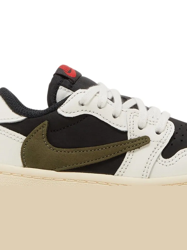 Кроссовки Travis Scott x Air Jordan 1 Low OG TD Olive — изображение 2 из 8, зеленый