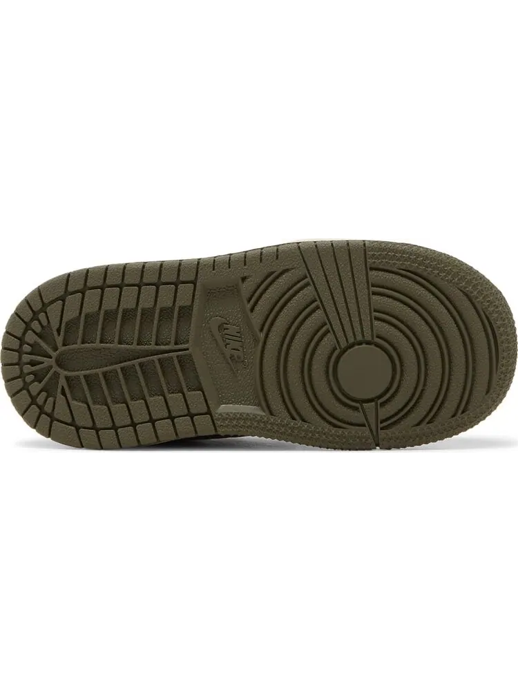 Кроссовки Travis Scott x Air Jordan 1 Low OG TD Olive — изображение 4 из 8, зеленый