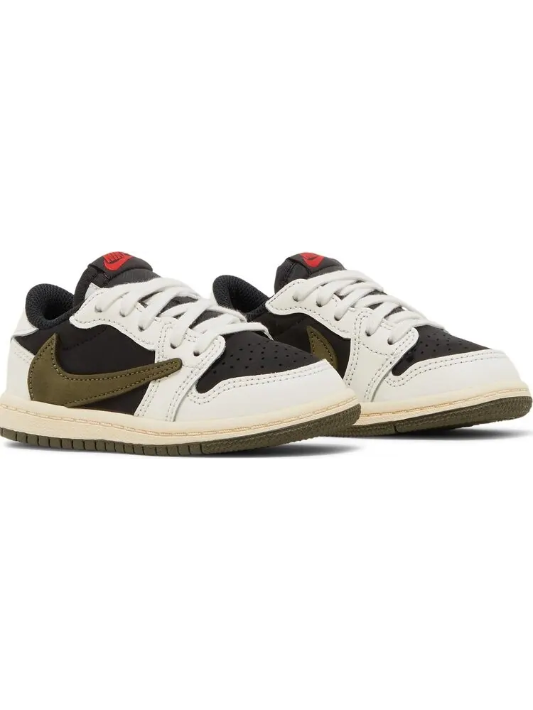 Кроссовки Travis Scott x Air Jordan 1 Low OG TD Olive — изображение 8 из 8, зеленый